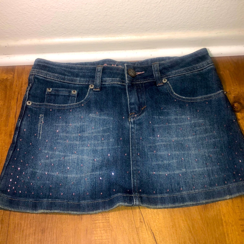 Vintage Denim Miniskirt